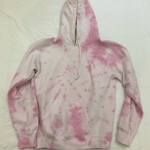 Pink tie dye sweatshirt / size S